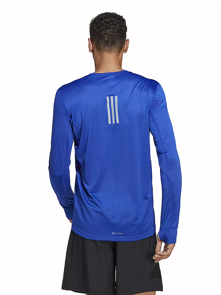 ADIDAS Herren Laufshirt Own The Run Longsleeve Blau